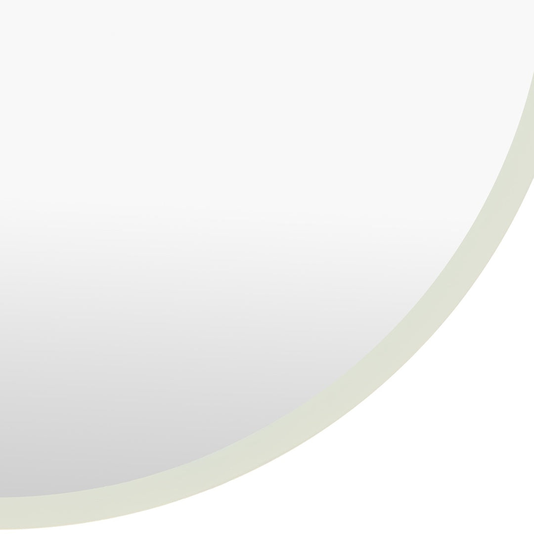 Biba Round Mirror 80x80cm - Porcelain