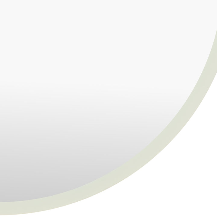 Biba Round Mirror 80x80cm - Porcelain