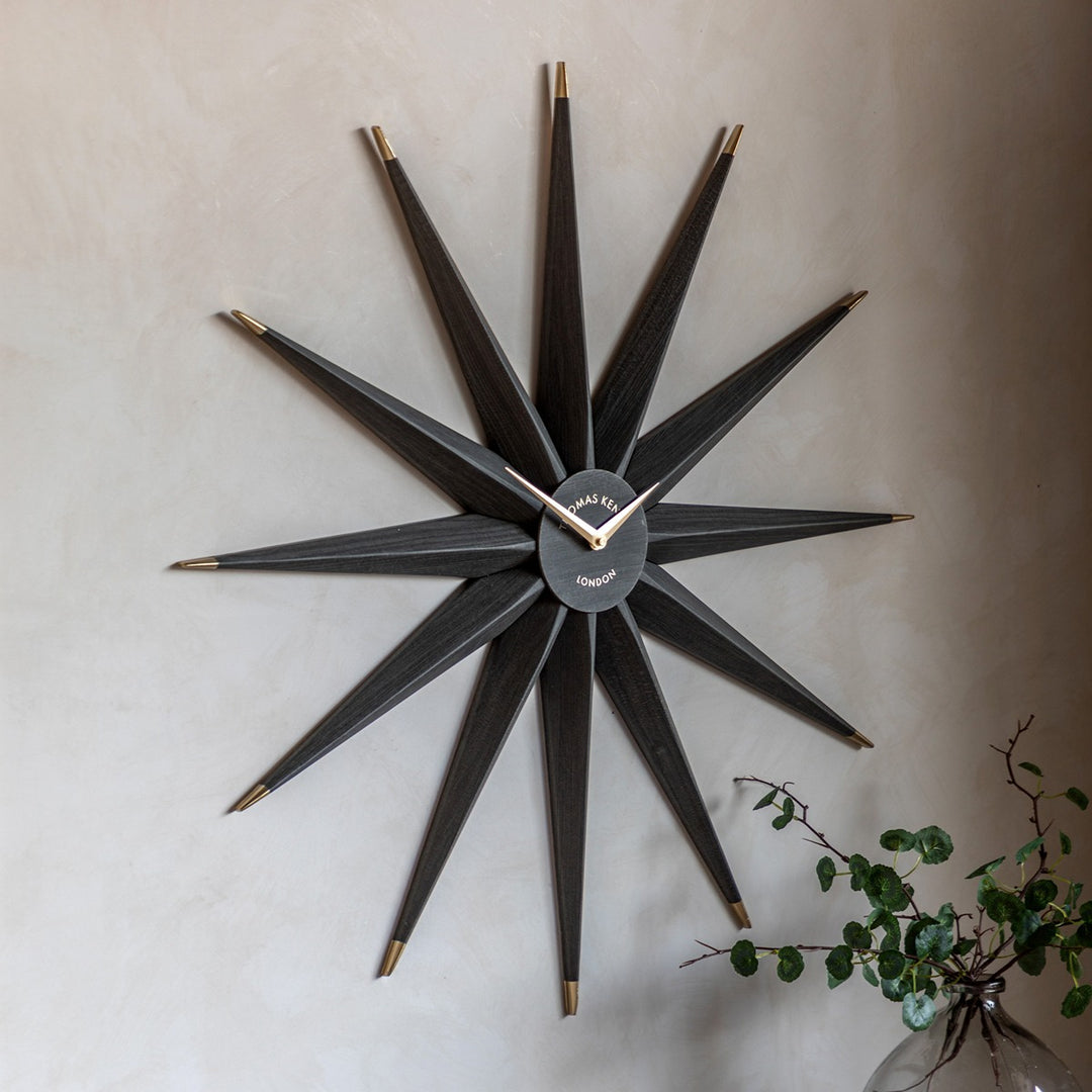 North Star Wall Clock - Warm Grey
