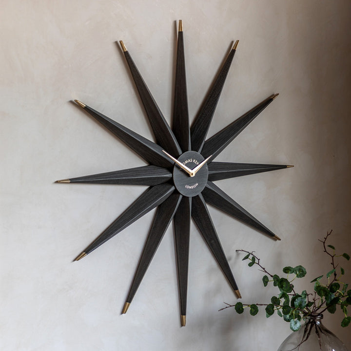 North Star Wall Clock - Warm Grey