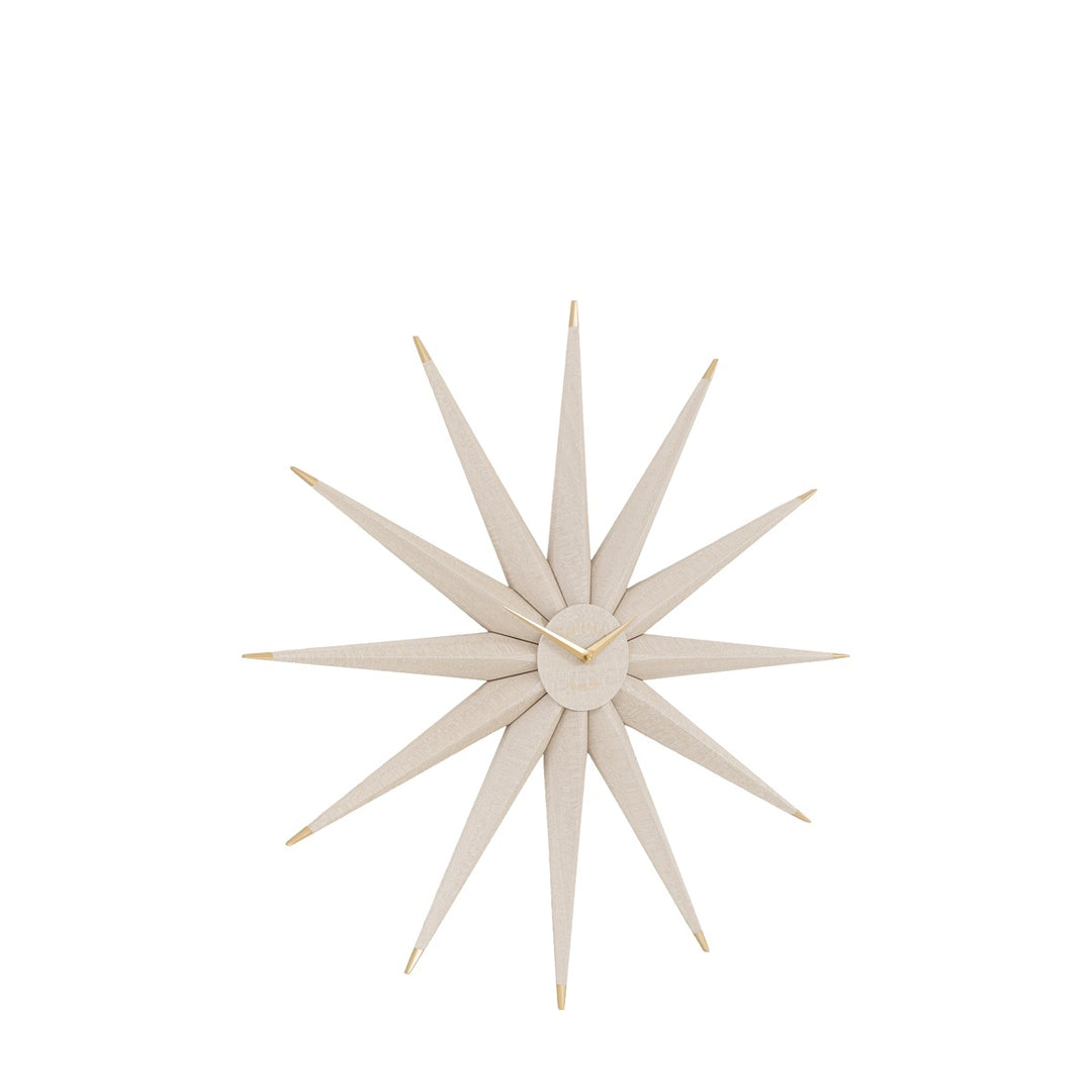 North Star Wall Clock - Light Grey