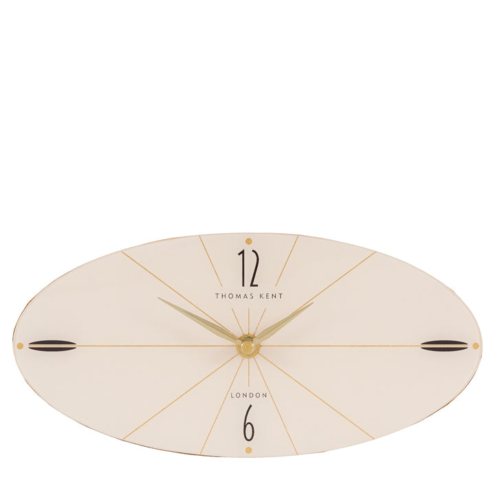 Greenwich Mantel Clock - Oak Stripe