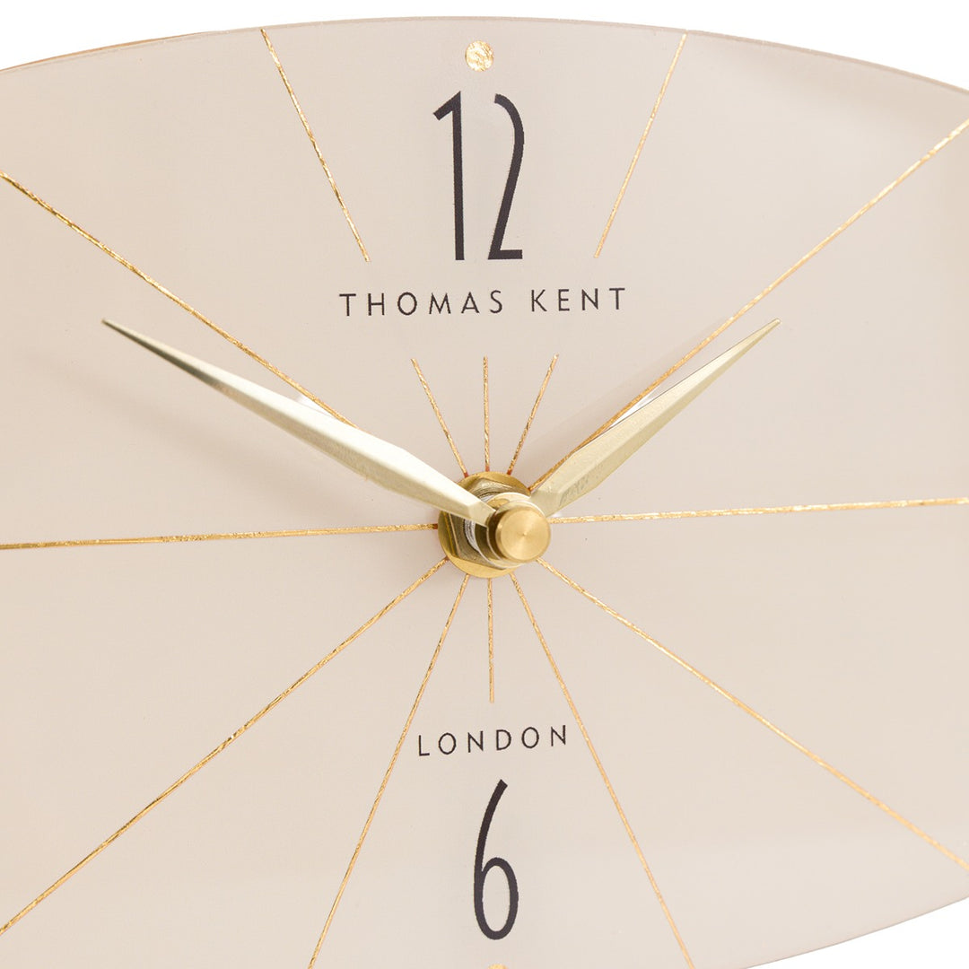 Greenwich Mantel Clock - Oak Stripe