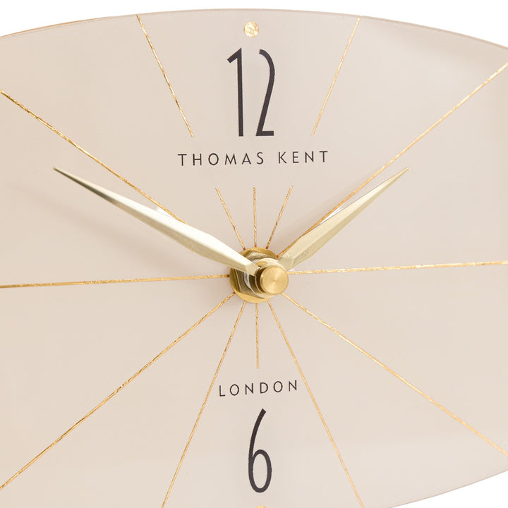 Greenwich Mantel Clock - Oak Stripe