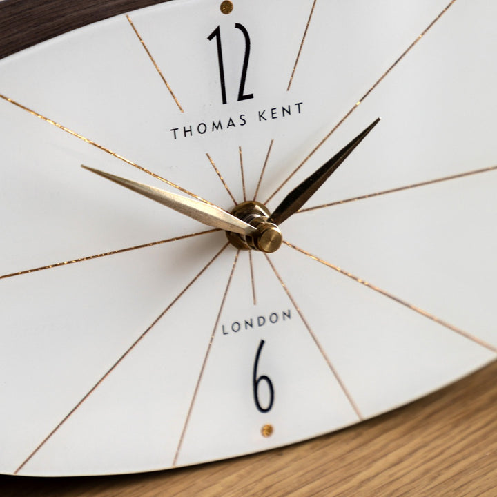 Greenwich Mantel Clock - Dark Walnut