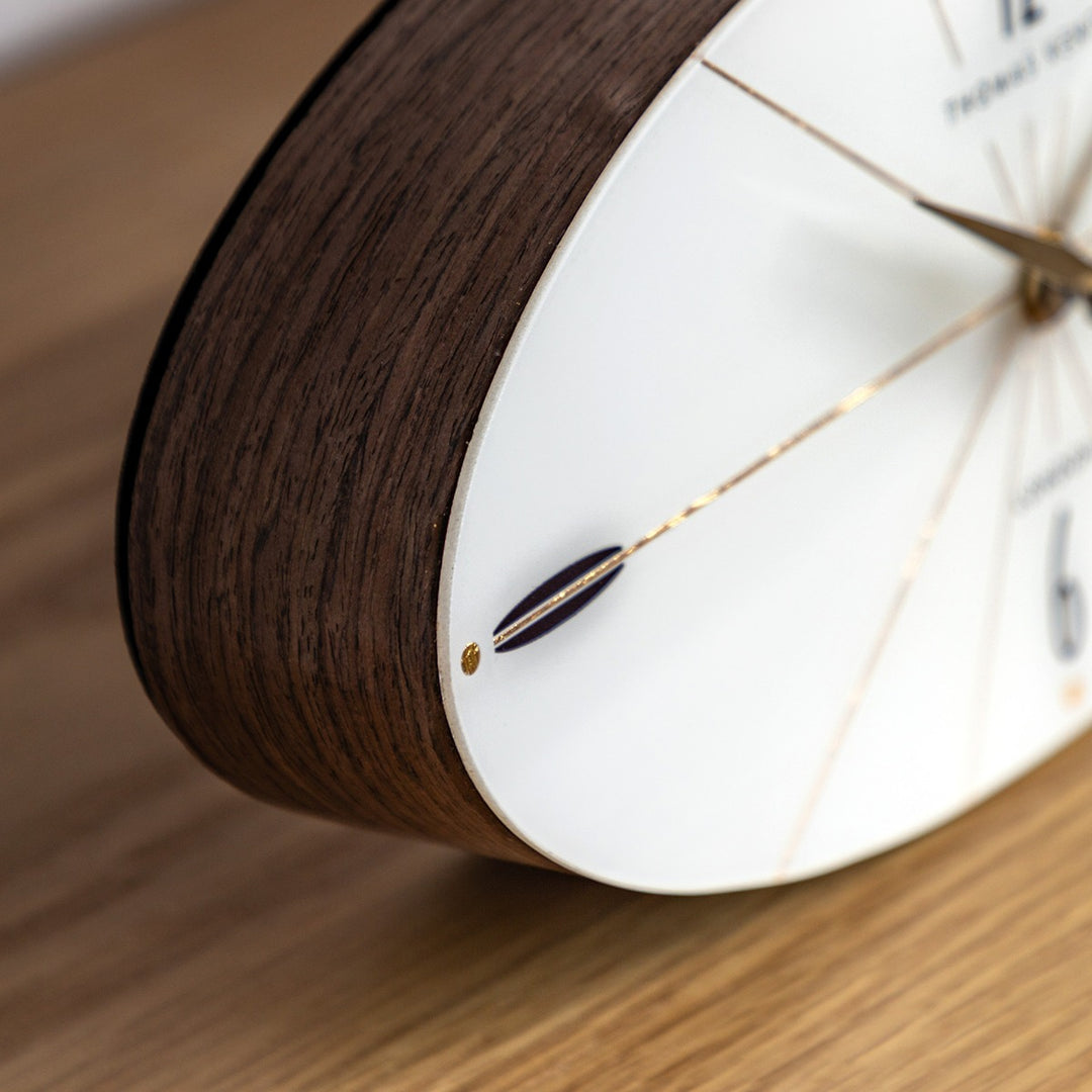 Greenwich Mantel Clock - Dark Walnut