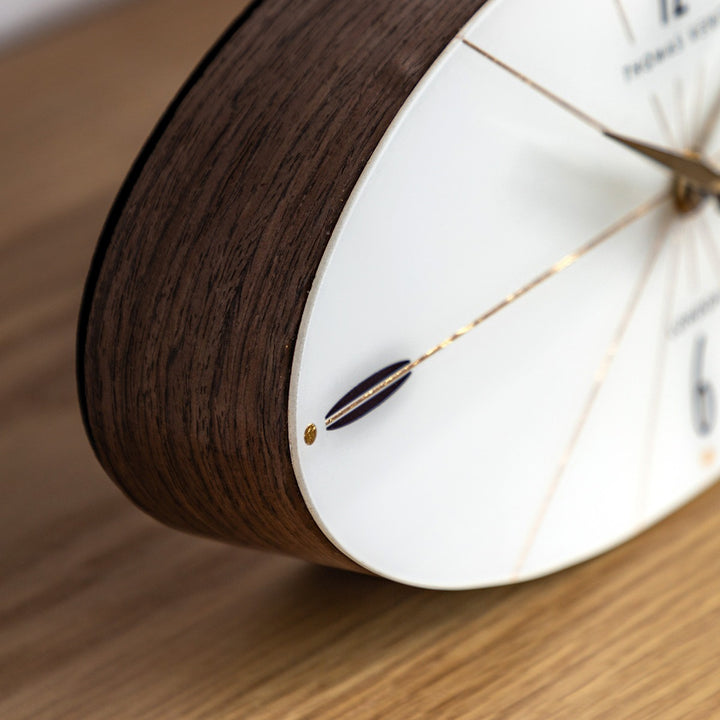 Greenwich Mantel Clock - Dark Walnut