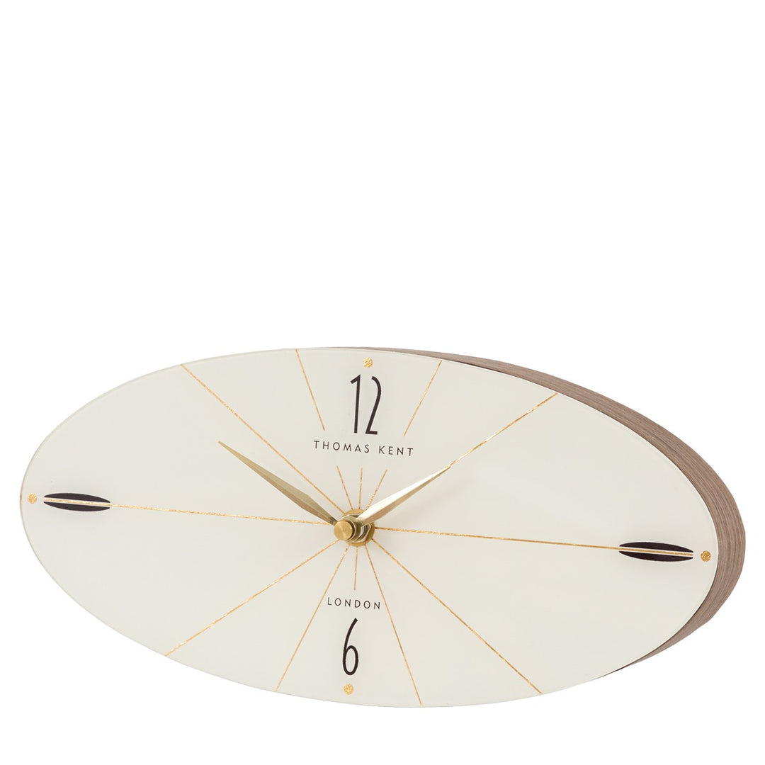 Greenwich Mantel Clock - Dark Walnut