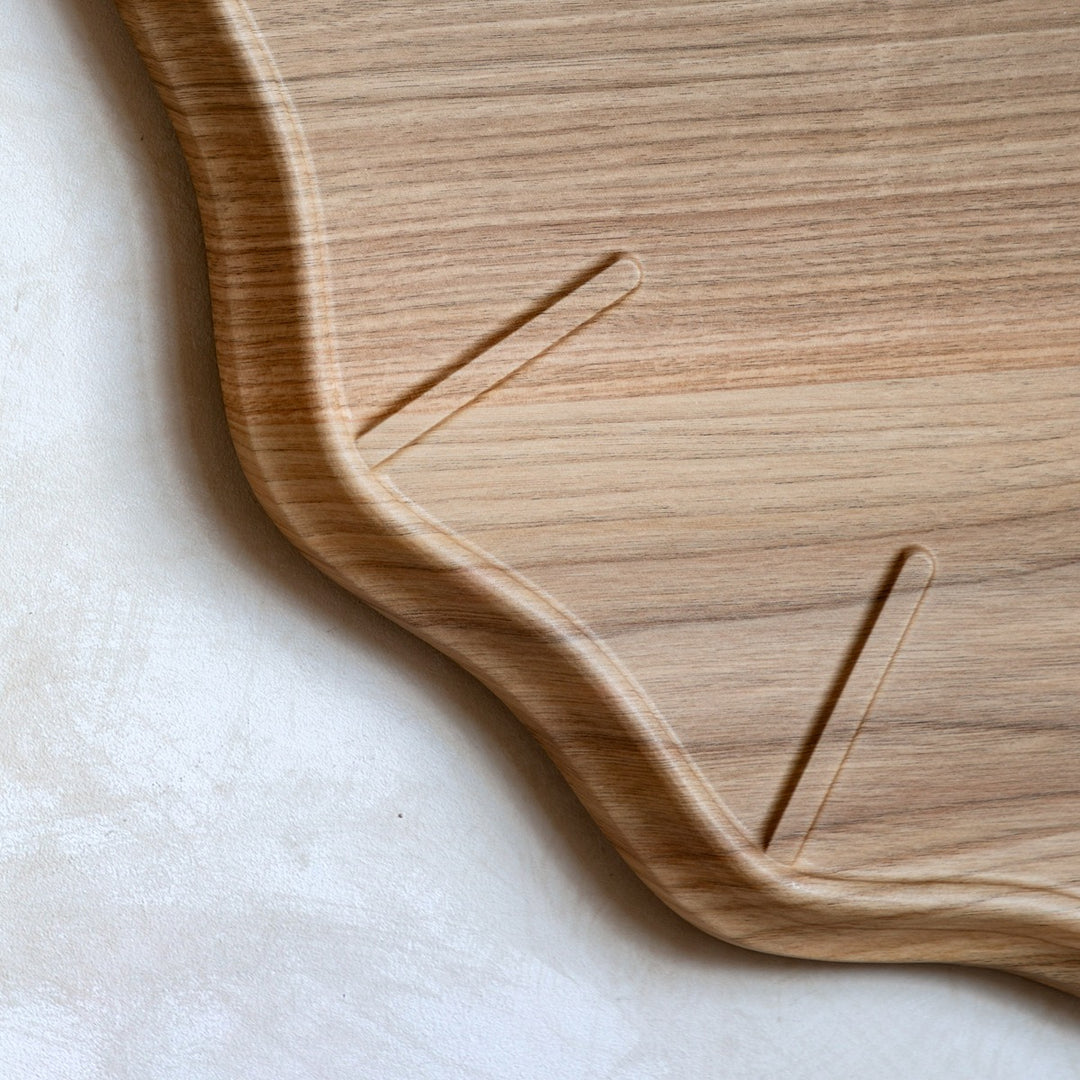 Harley Wall Clock - Light Cedar