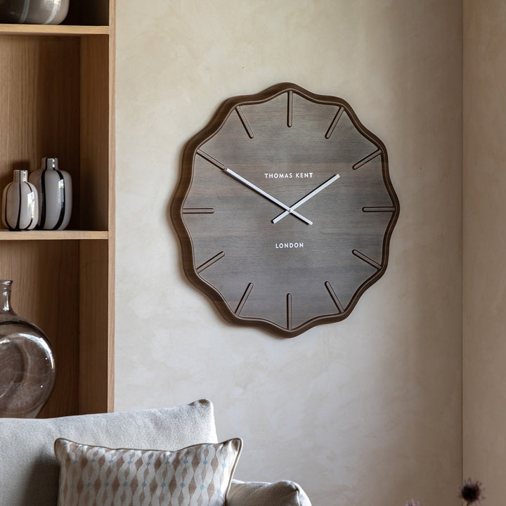 Harley Wall Clock - Dark Cedar