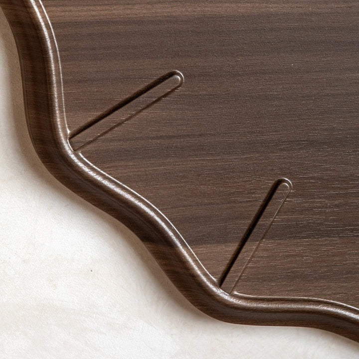 Harley Wall Clock - Dark Cedar