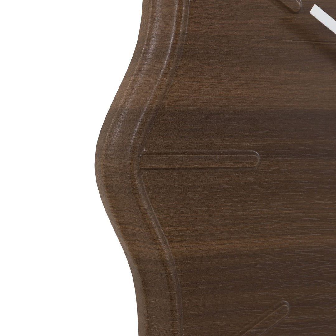 Harley Wall Clock - Dark Cedar