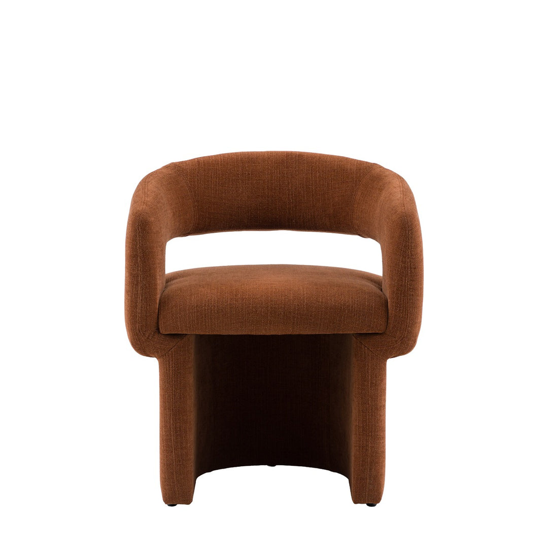 Lyra Dining Chair - Rust