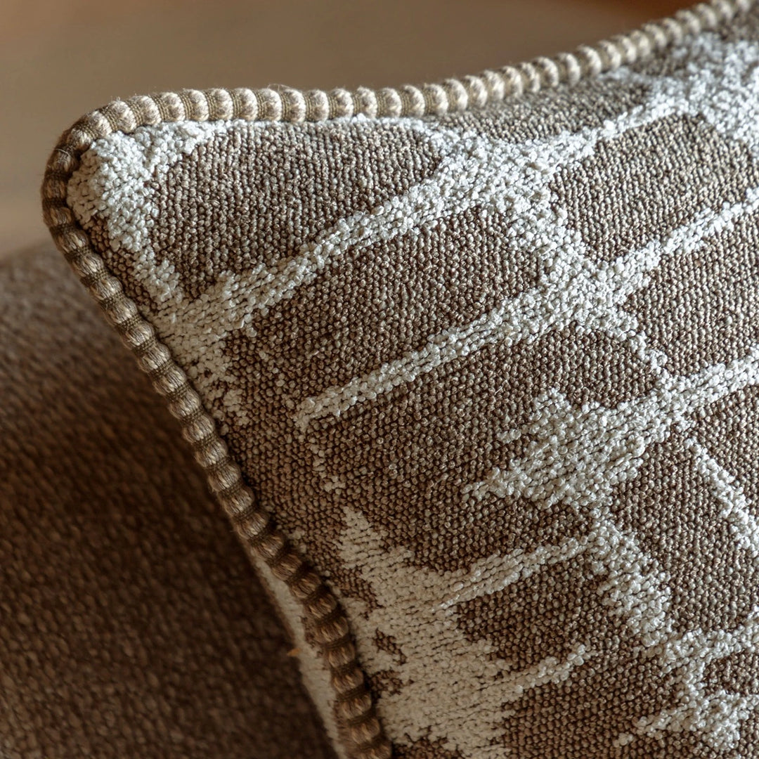 Elara Jacquard Cushion 50x50cm - Mocha