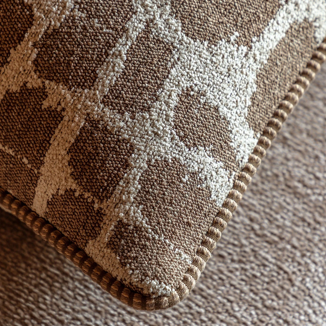 Elara Jacquard Cushion 50x50cm - Mocha