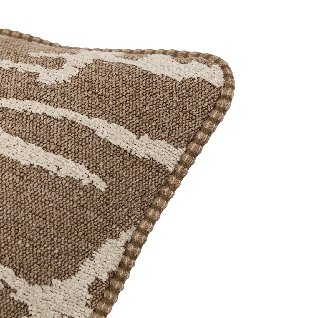 Elara Jacquard Cushion 50x50cm - Mocha