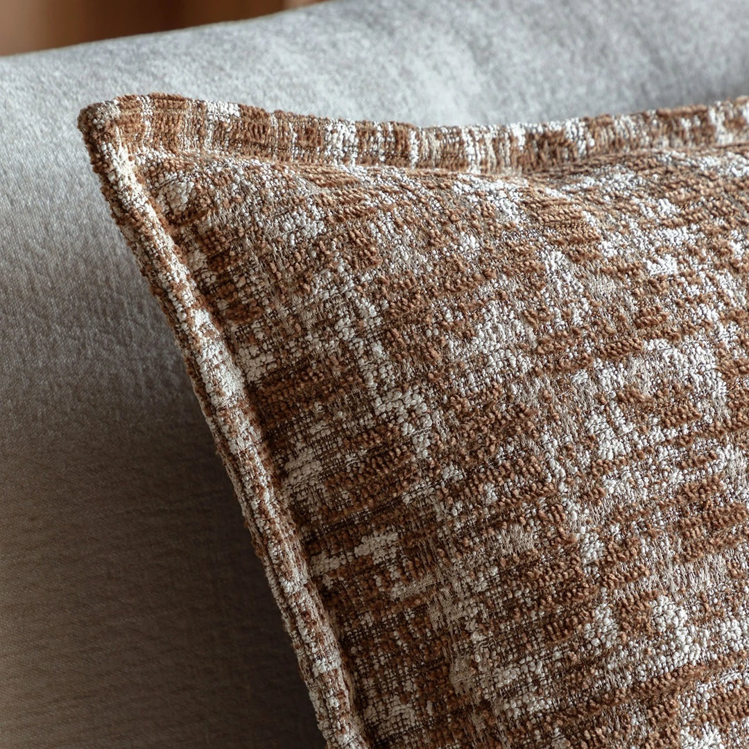 Vellum Jacquard Cushion 50x50cm - Camel