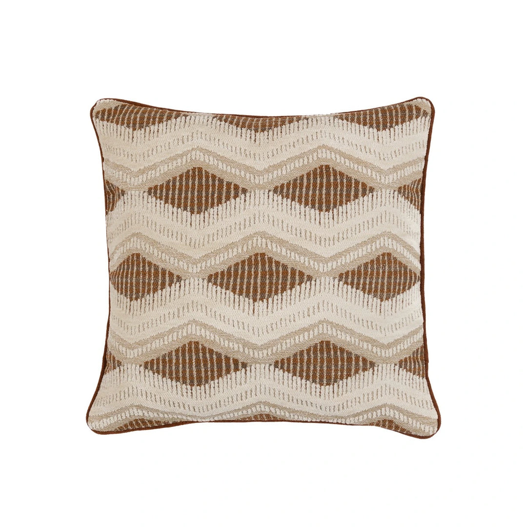 Alto Jacquard Cushion 50x50cm - Rust