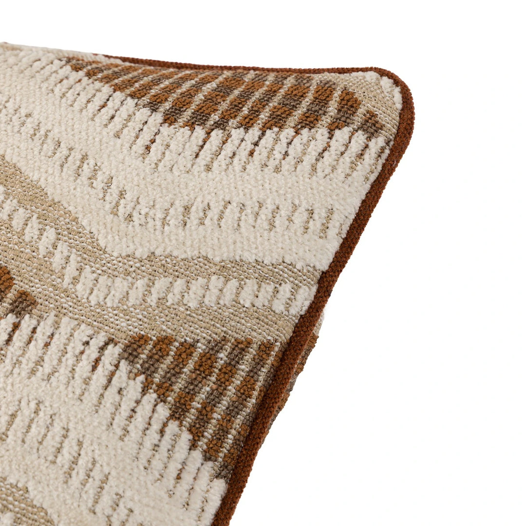 Alto Jacquard Cushion 50x50cm - Rust