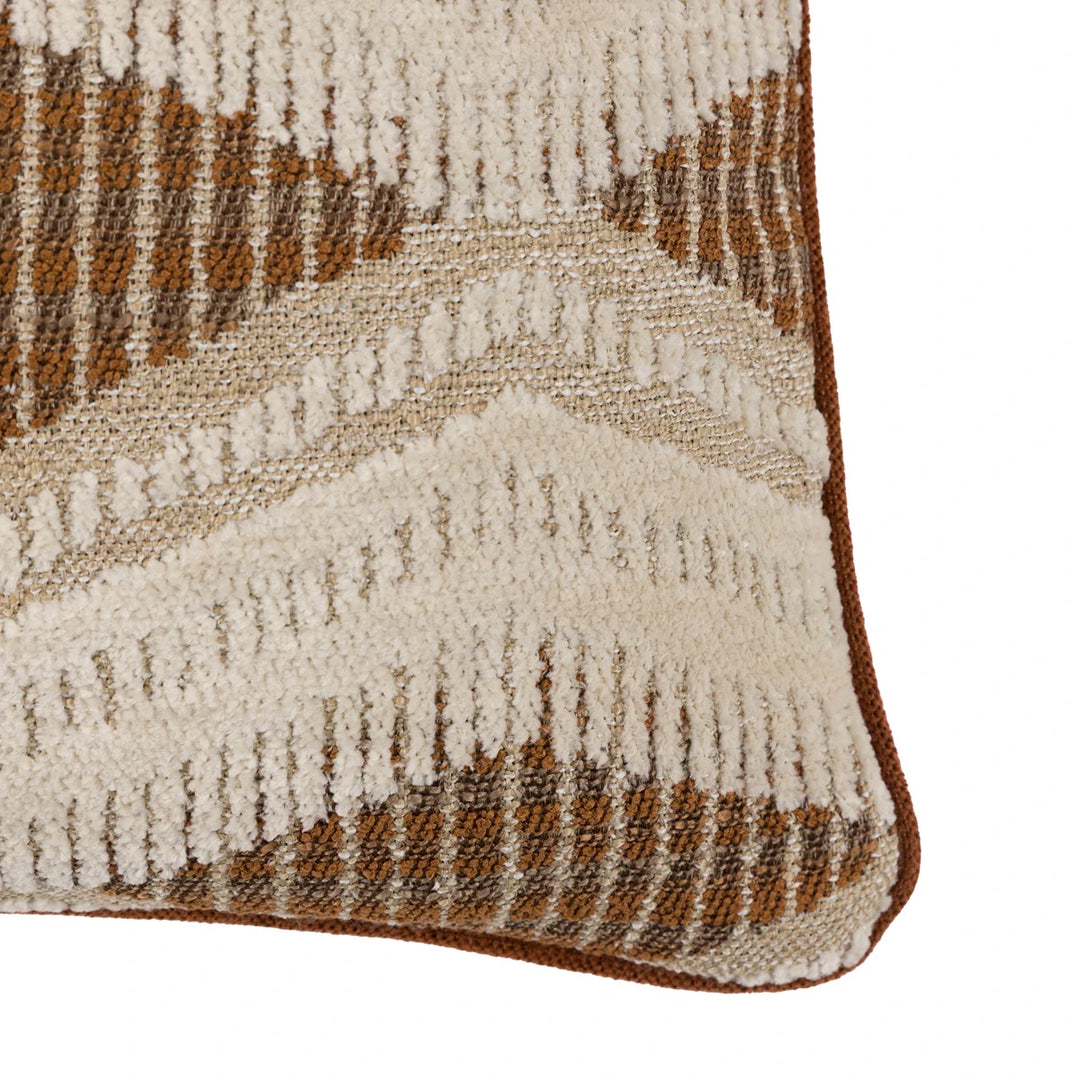 Alto Jacquard Cushion 50x50cm - Rust