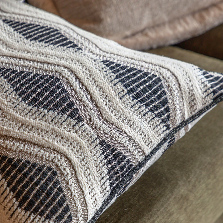 Alto Jacquard Cushion 50x50cm - Slate