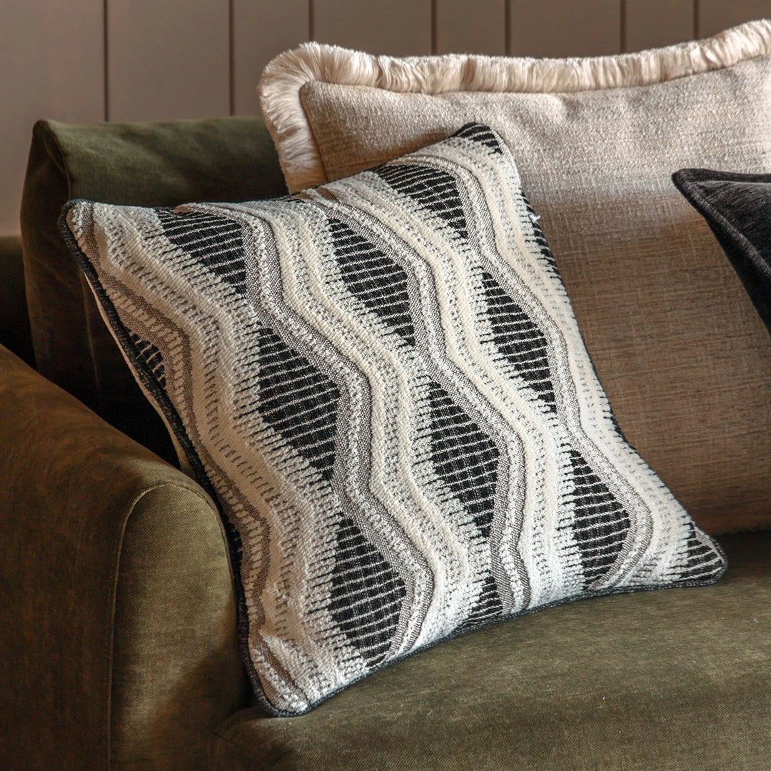 Alto Jacquard Cushion 50x50cm - Slate