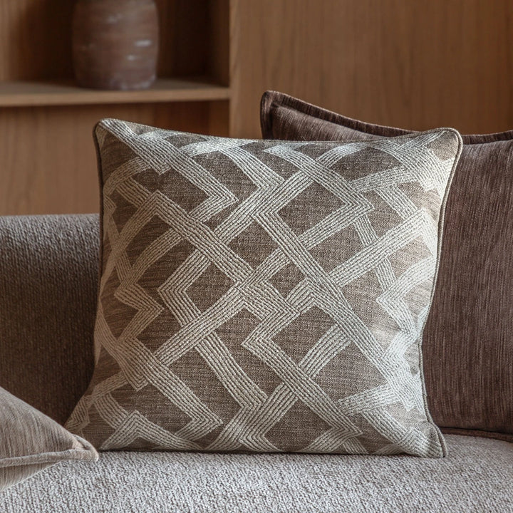 Celeste Jacquard Cushion 50x50cm - Natural