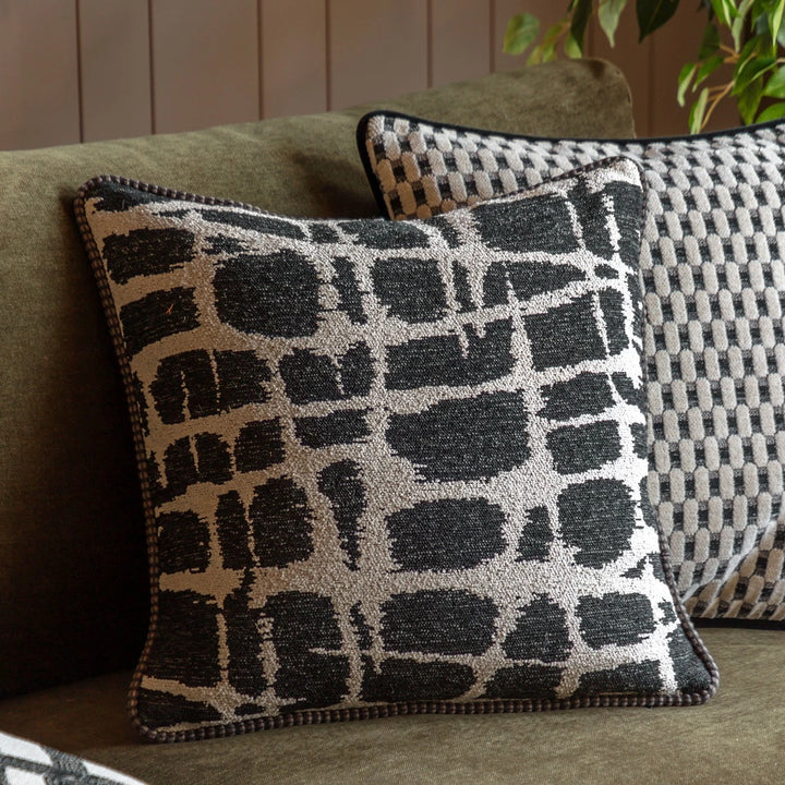 Elara Jacquard Cushion 50x50cm - Slate