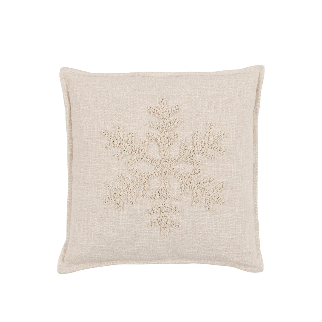 Embroidered Snowflake Cushion45x45cm