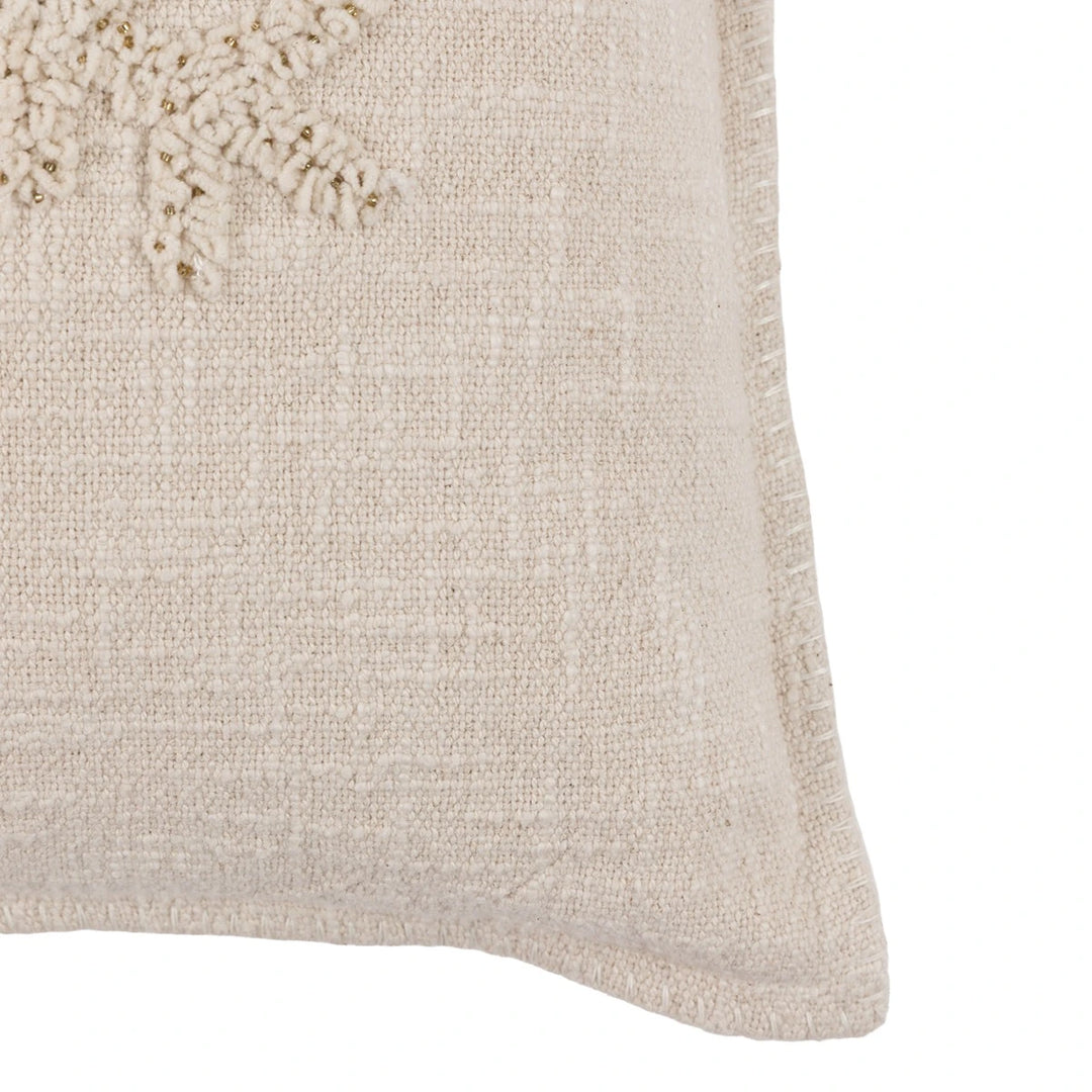 Embroidered Snowflake Cushion45x45cm