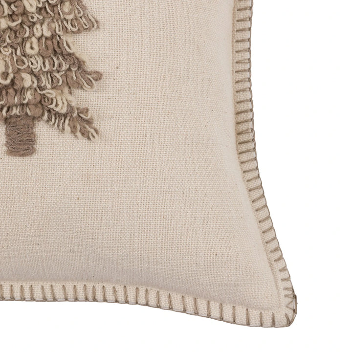 Embroidered Trees Cushion 50x30cm