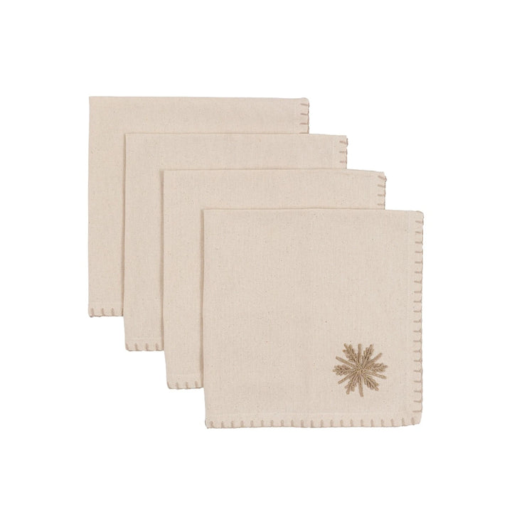 Snowflake Set of 4 Napkins
