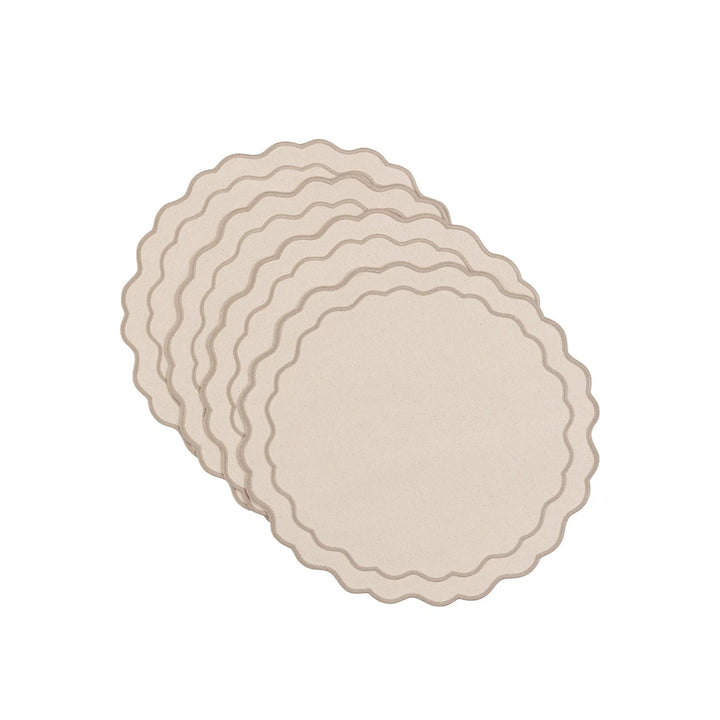 Scallop Set of 4 Placemats