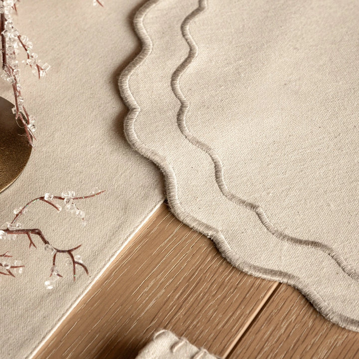 Scallop Set of 4 Placemats