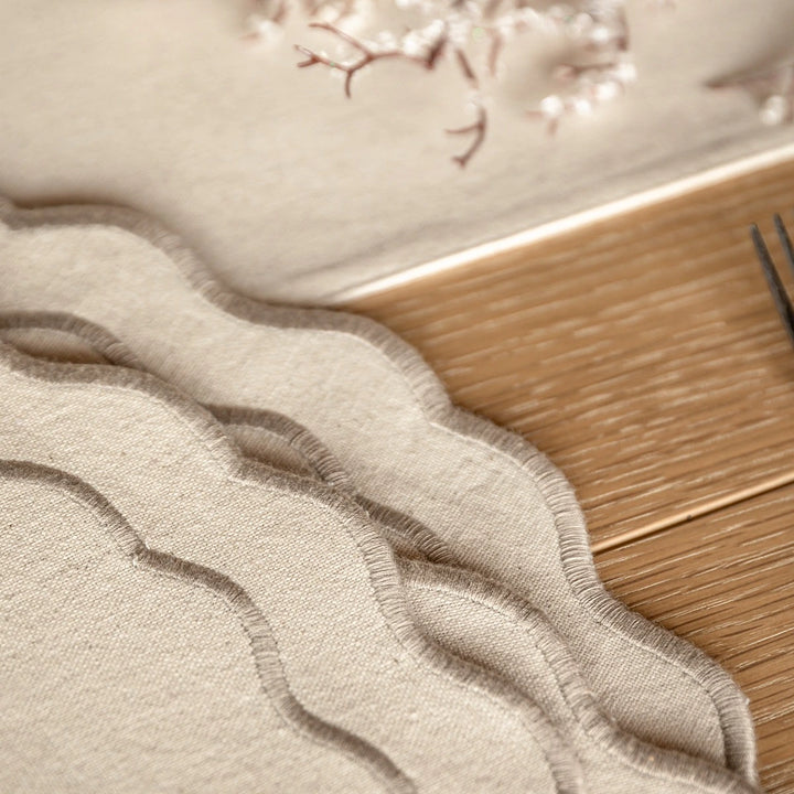 Scallop Set of 4 Placemats