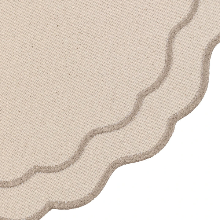 Scallop Set of 4 Placemats