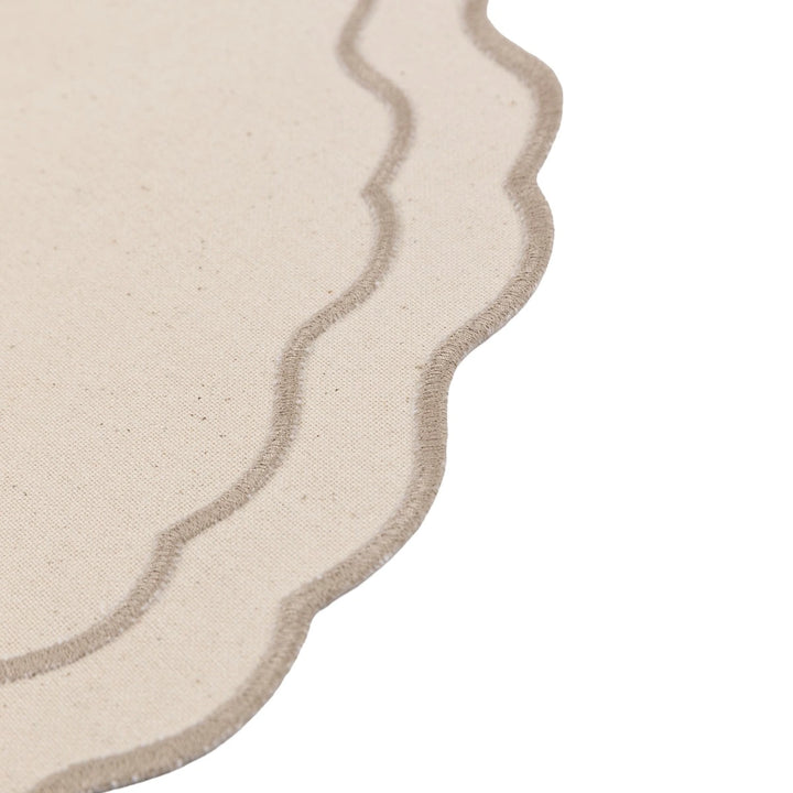 Scallop Set of 4 Placemats