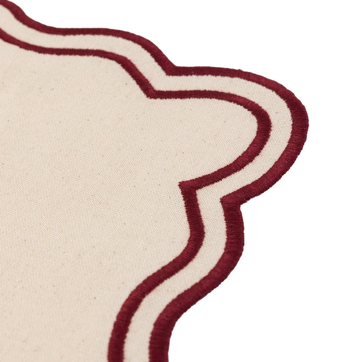 Heritage Set of 4 Scallop Bow Napkins