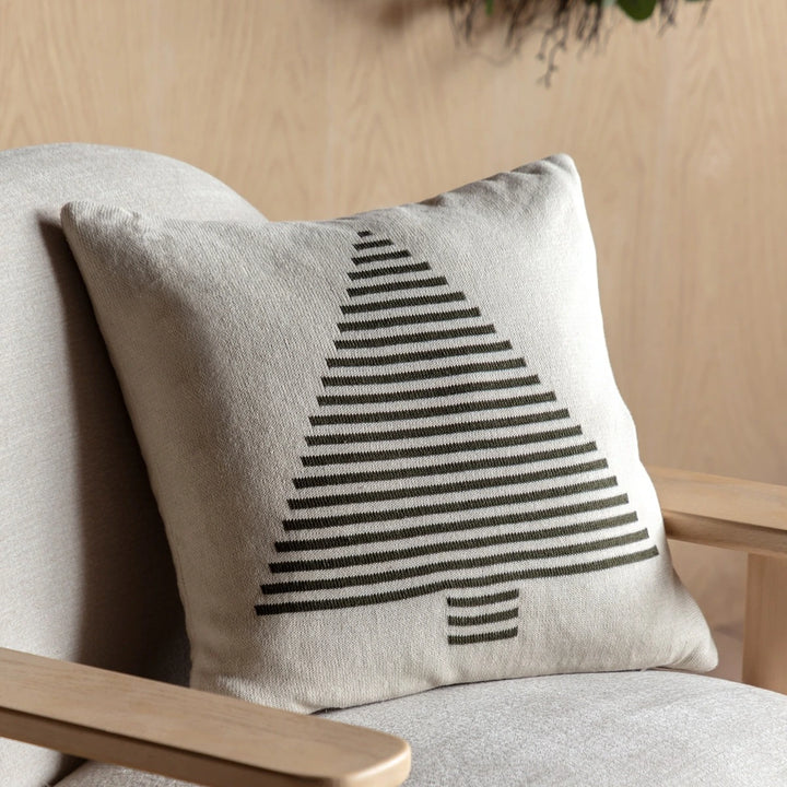 Woodland Tree Knit Cushion 45x45cm