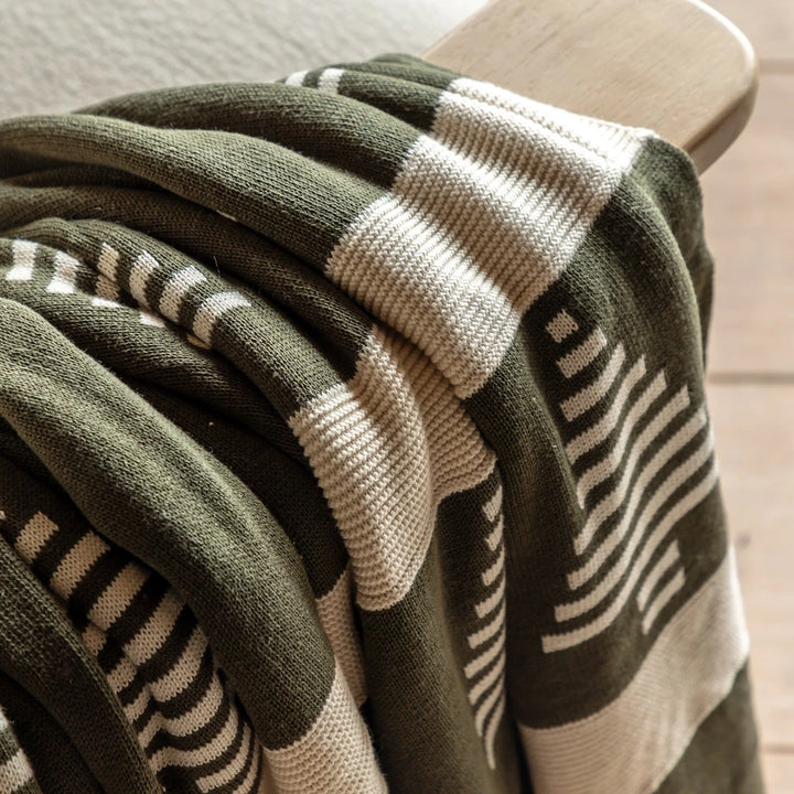 Woodland Tree Knit Throw