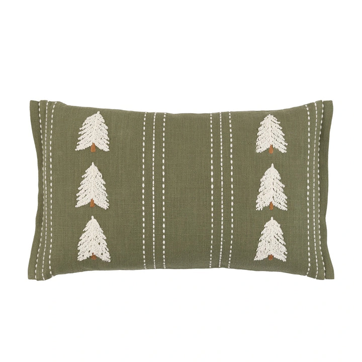 Woodland Tree Embroidered Cushion 50x30cm