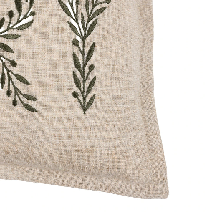Woodland Embroidered Merry Cushion 50x30cm
