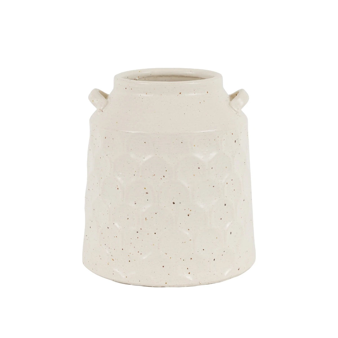 Speckle Utensil Jar - Natural