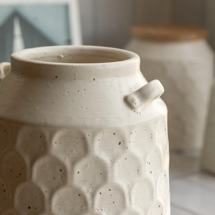 Speckle Utensil Jar - Natural