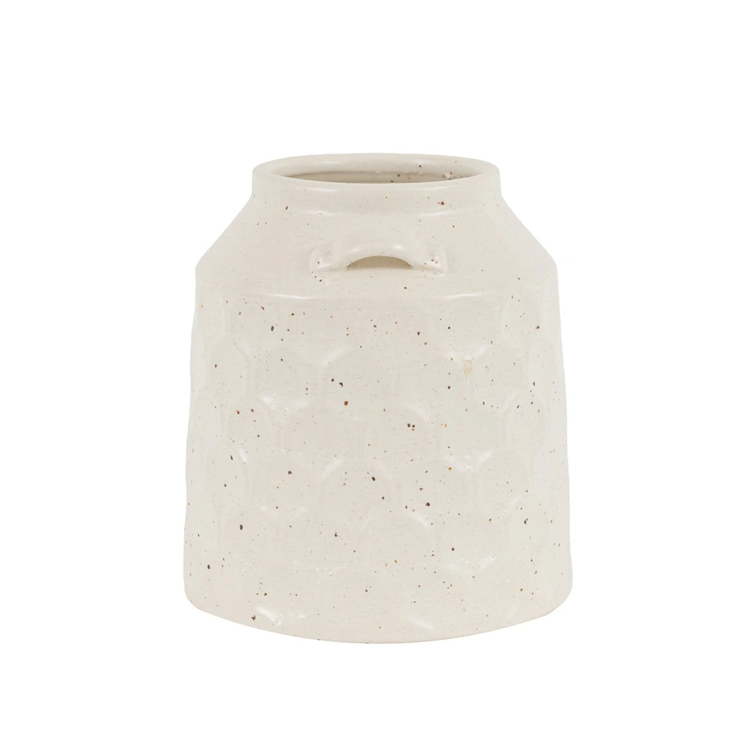 Speckle Utensil Jar - Natural