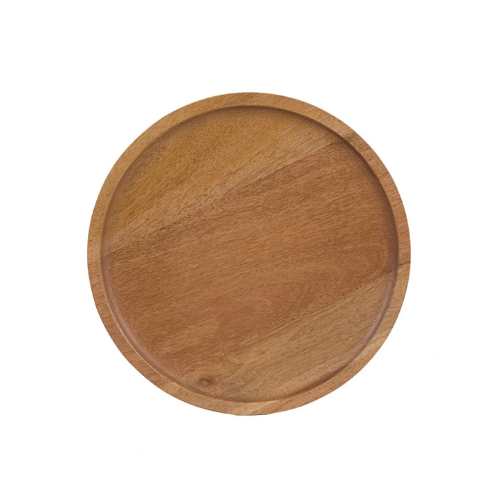 Mango Wood Round Decorative Tray