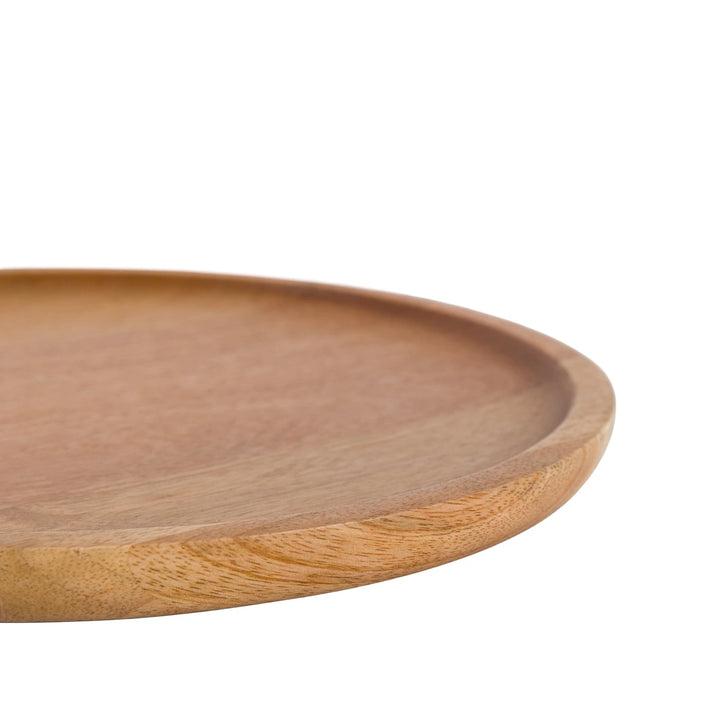 Mango Wood Round Decorative Tray