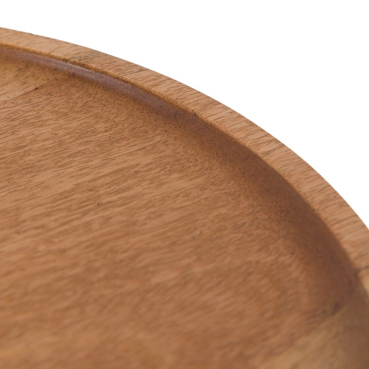 Mango Wood Round Decorative Tray