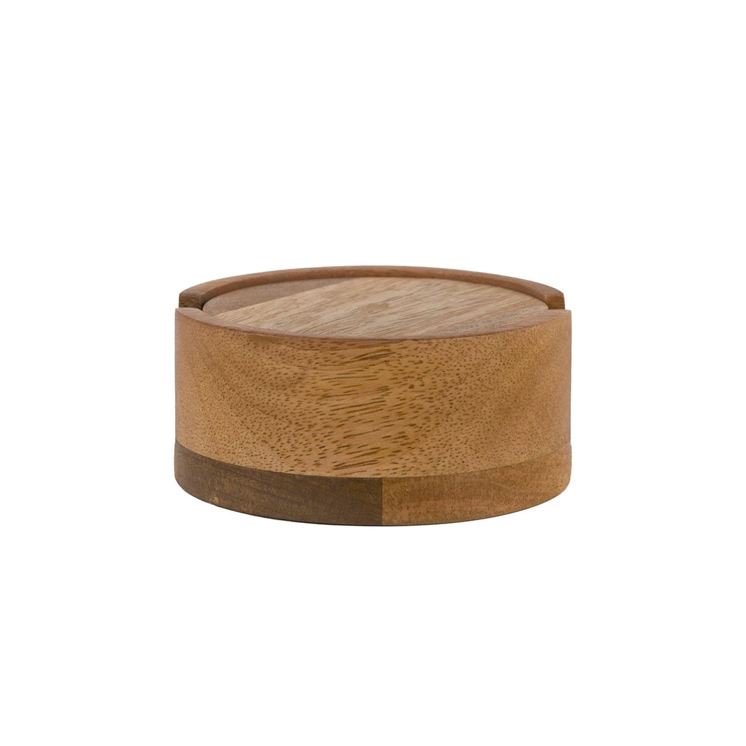 Set of 4 Mango Wood Coasters