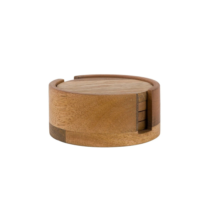 Set of 4 Mango Wood Coasters